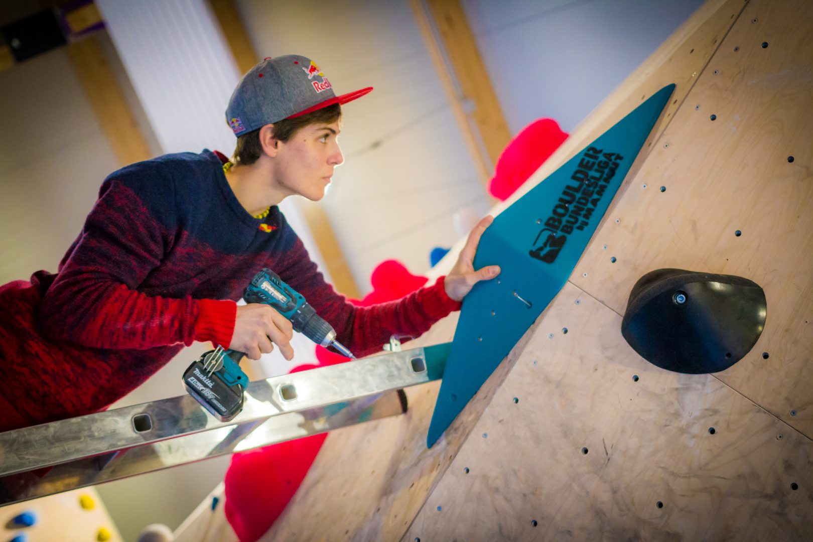 Domen Skofic schraubt in Gießen