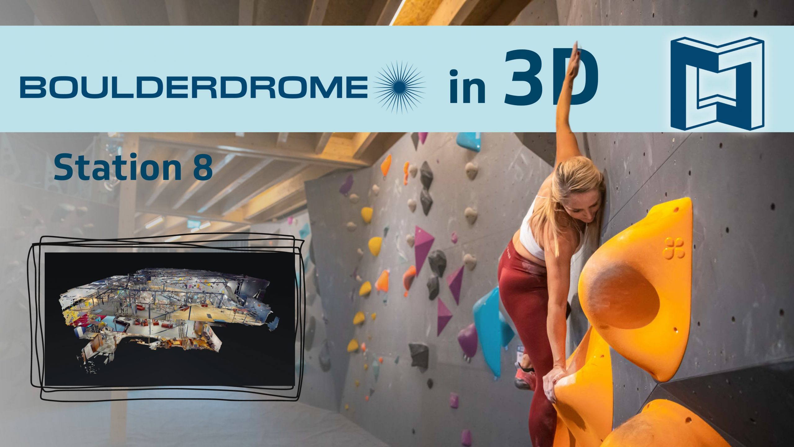 Das Boulderdrome in 3D