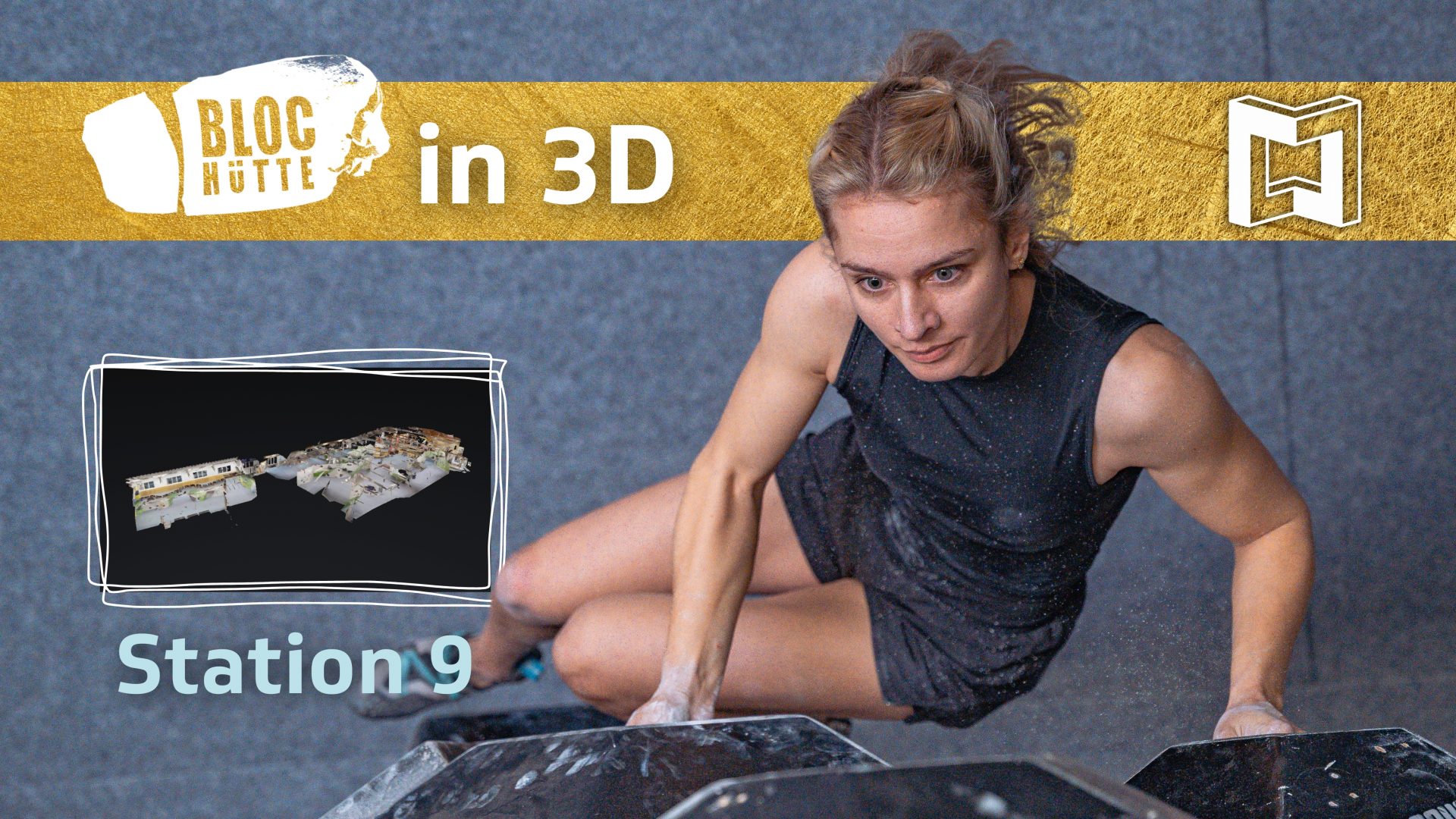 Bloc-Hütte Augsburg in 3D